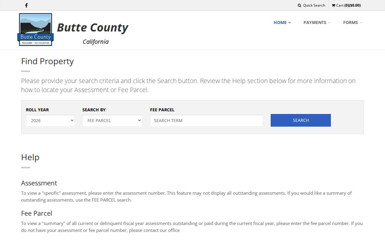Butte County public records tax collector search