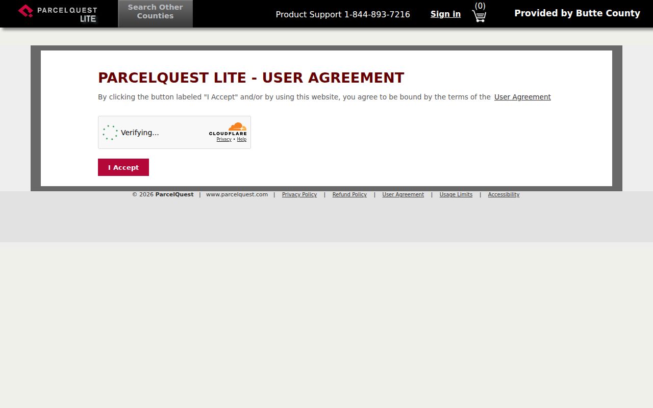 Butte County public records ParcelQuest assessor search